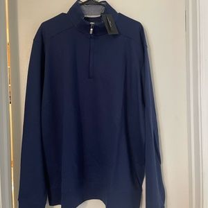 NWT Bobby Jones Sweater 1/4 Zip Long Sleeve Pullover